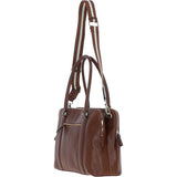 Ashwood 3 Section Large Leather Handbag Tan: X-39