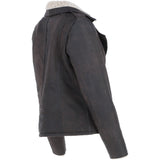 Ashwood Faux Fur Biker Style Jacket Brown: Jan