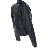 Ladies  Ashwood Leather Biker Jacket Black: AWL-1991