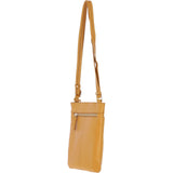 Ashwood Leather Smart Tab Cross Body Bag Mustard: 63621/Tab