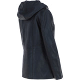 Ashwood Leather Hooded Jacket Black: J-1948