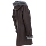 Ladies Sheepskin Duffle Brown: 5928