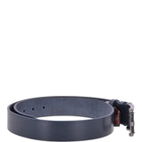 Mens Leather Belt Navy: AB-07