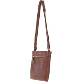 Ashwood Leather Smart Crossbody Bag 2 Tone Tan: 64638/cb-9