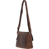 Vintage Satchel Leather Handbag Mud/brown: Kidderminster