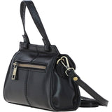 Ashwood Small Leather Grab Bag Black: V-82