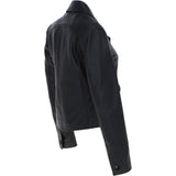Ashwood Leather Short Blazer Jacket Black : Awl 1676
