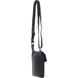 Ashwood Leather & Harris Tweed® Cloth elegance Crossbody Bag Black/Watch: TW-20-03-BW