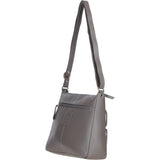 Ashwood Ladies Leather Shoulder Bag Taupe: AJ3