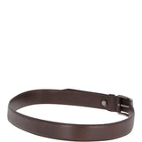 The Bridge Mens Italian Leather Belt Dark-brown: 034904 26 01 85
