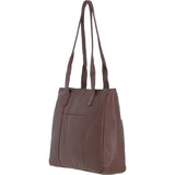 Sleek & Spacious Shoulder Bag Cognac: London