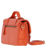 Stylish Ashwood Leather Large Satchel Bag Orange: Y-63