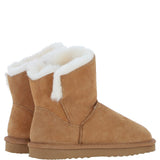Fenland Ladies Sheepskin Boots Tan: Becca-Boots