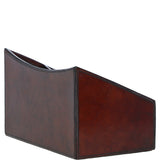 Ashwood Leather Dual Compartment Letter Holder Chestnut:LF-114