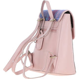 Ashwood Leather & Harris Tweed® Cloth Compact Backpack Baby-pink/Pink: TW-65-15-BP