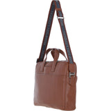 Brampton Leather Men's Laptop Bag Tan: 64547