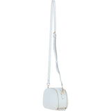 Ashwood Leather Compact Crossbody Bag with Adjustable Strap White: Y-53