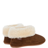 Sheepskin Slippers Chestnut: LADIES BOOTYS
