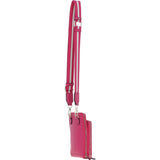 Ashwood Leather Luxury Crossbody Phone Bag Design-X Pink: X-31