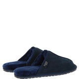 Fenland Classic Mens Slippers Navy: Duke