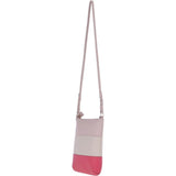Multicoloured Zip Top Cross Body Bag Fuchsia Multi – Ela 1879