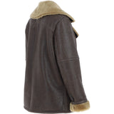 Oversized Sheepskin Aviator Jacket Camel Antique: KB-680