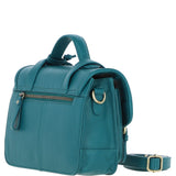Stylish Ashwood Leather Large Satchel Bag Green: Y-63