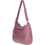 Premium Leather Shoulder Bag Dungannon: Cameo Rose