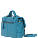 Stylish Ashwood Leather Large Satchel Bag Turquise: Y-63