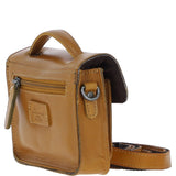 Ashwood Leather Mini Crossbody Satchel Bag Mustard: P-61