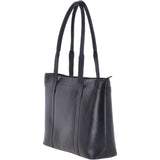 Vegetable Tanned Leather Bag Navy : V-23