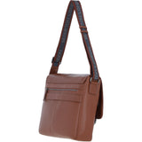 Brampton Leather Men's Emissary Messenger Bag Tan: 64403