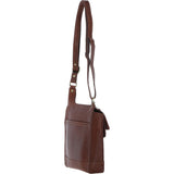 Ashwood Leather & Harris Tweed® Cloth Crossbody Bag Tan/Mcload: TW-24-02-TM