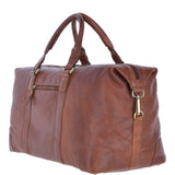 Large Leather Vintage Holdall Tan : G-36