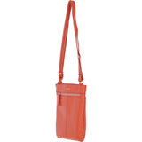 Ashwood Leather Smart Tab Cross Body Bag Burnt Orange: 63621/Tab