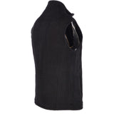 Men's Leather Sheepskin Gilet Black: KE YELEK 1