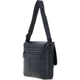 Brampton Leather Men's Emissary Messenger Bag Black: 64403