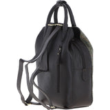 Ashwood Leather & Harris Tweed® Cloth Multi-Pocket Backpack Brown/Green: TW-66-09-BG