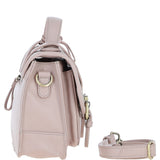 Stylish Ashwood Leather Large Satchel Bag Beige: Y-63