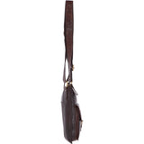 Vintage Small Leather Shoulder Bag Brandy – G20