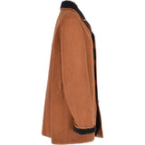 Mens Classic Sheepskin Coat Whisky/black: KE 884 BOX