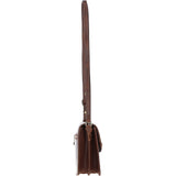 Ashwood Small Leather Crossbody Bag Brown: V-80