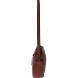 Ashwood Leather Round Crossbody Bag Rust/wash: GR-6117S