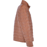 Trapper Leather Jacket Cognac: Massimo