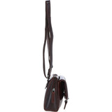Ashwood Leather Shoulder x Crossbody Bag Brandy: P-65