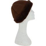 Luxury Sheepskin Hat Brown: 205 HAT