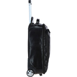 Veg Tanned Leather Luggage Cabin Trolley  Black/ari : 89150