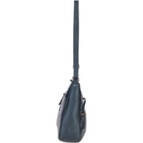 Ashwood Ladies Leather Shoulder Bag Navy: AJ3