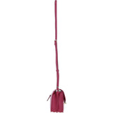 Ashwood Elegant Leather Crossbody Bag with Twist Lock Raspberry: Y-52