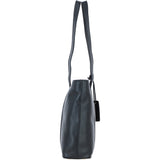 Ashwood Elegant Ladies Leather Shoulder Bag Black: 64668